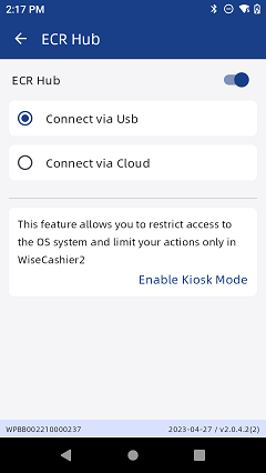 跨终端应用集成云端API模式应用程序安装和设置示意图